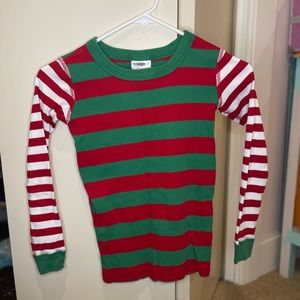Hanna Andersson, Christmas pajamas, red and green size 130, size US 8